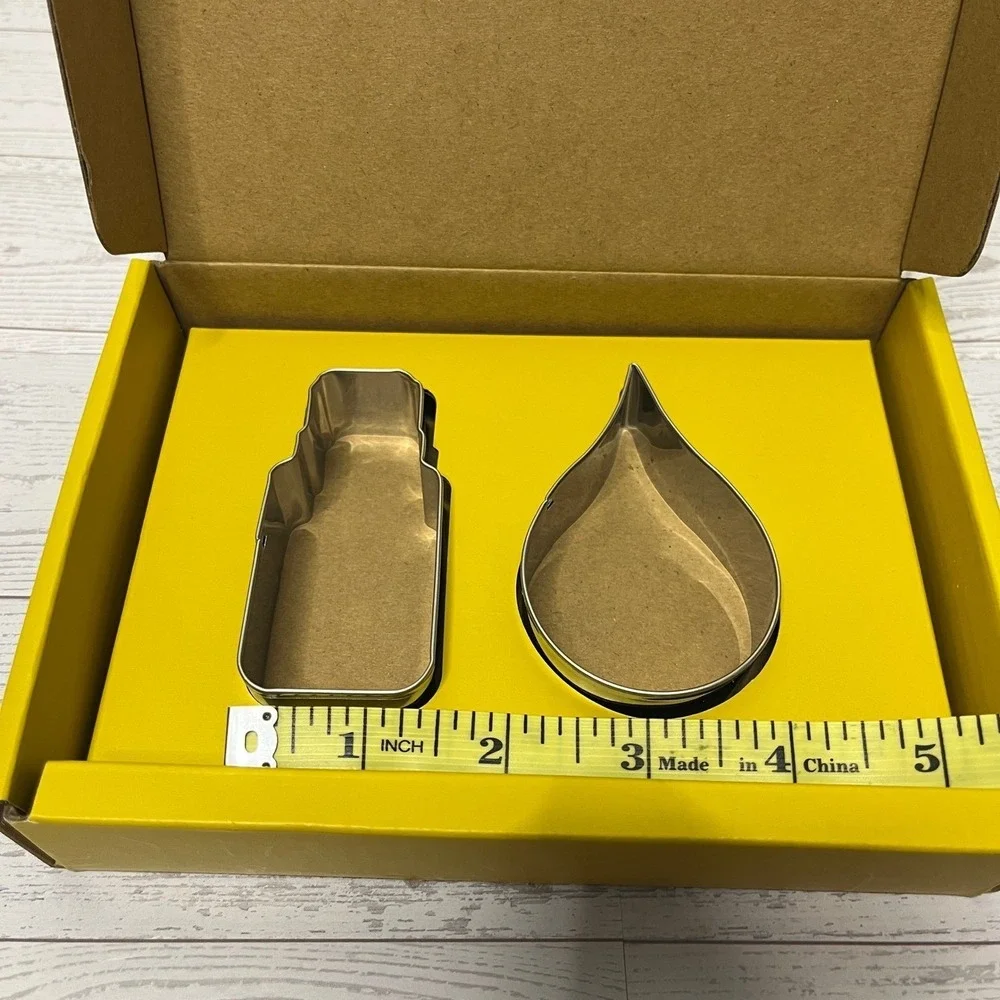 DoTERRA Cookie Cutters Set Essential Oil Bottle Drop Stainless Steel Baking